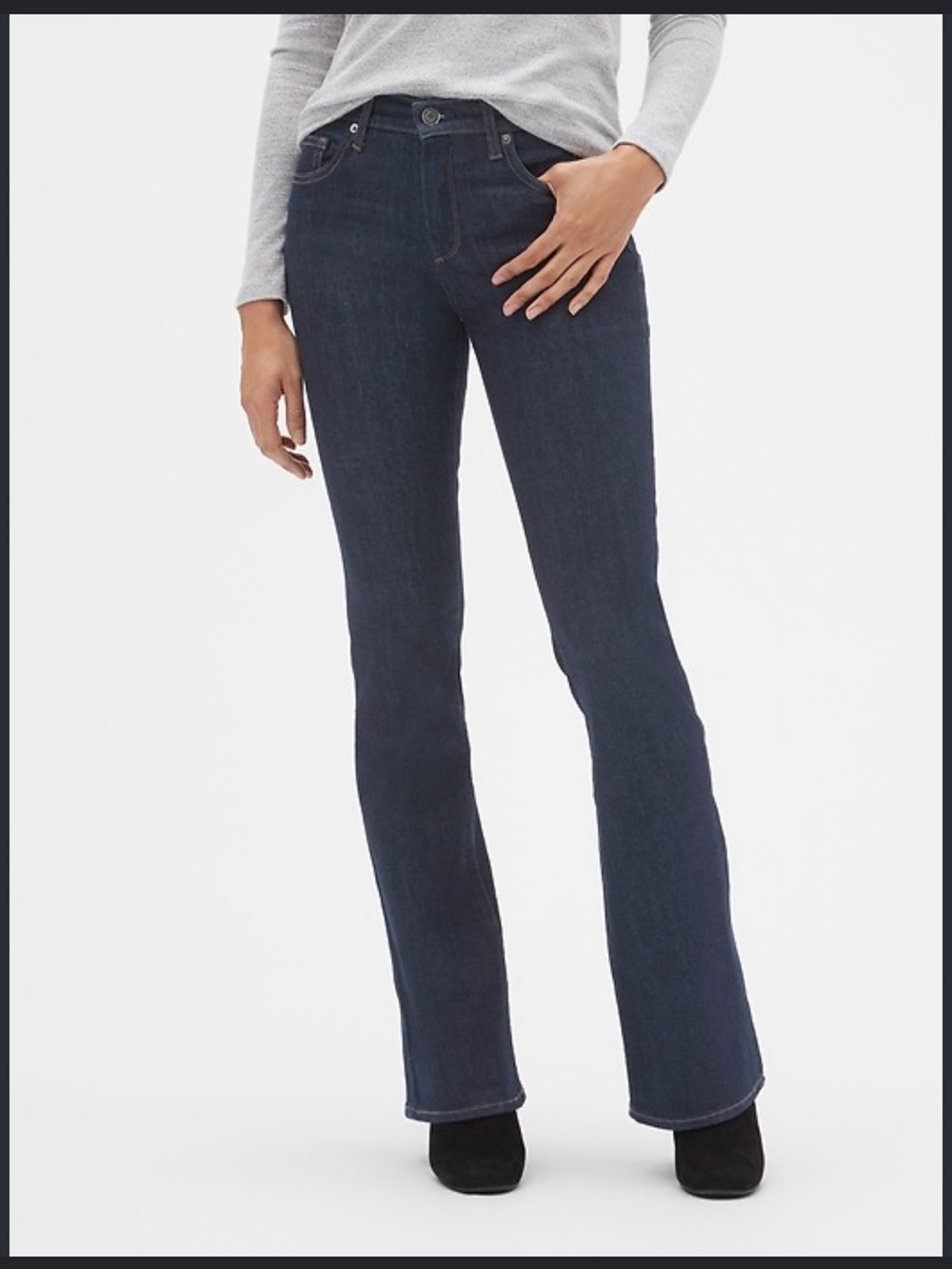 Mid Rise Perfect Bootcut Jeans - Picture 12 of 12